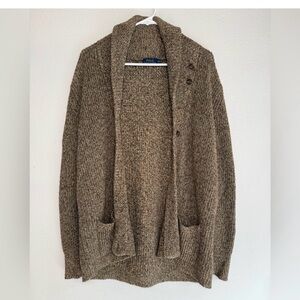 Polo by Ralph Lauren Tan Knit Cardigan